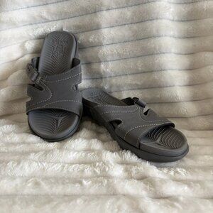 Kuailu Women's Orthopedic Walking Sandals Slides Yoga Mat Footbed Sz 5